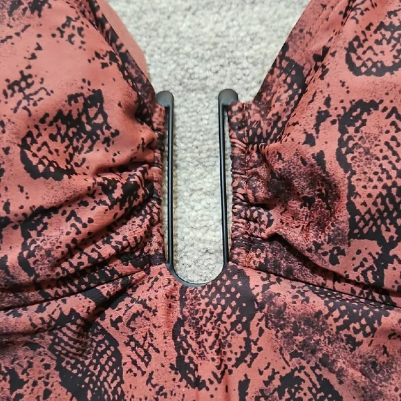 Kona Sol Snake Print Swim Camisole - Picture 3 of 3